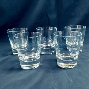 Short Clear Glass Tumblers